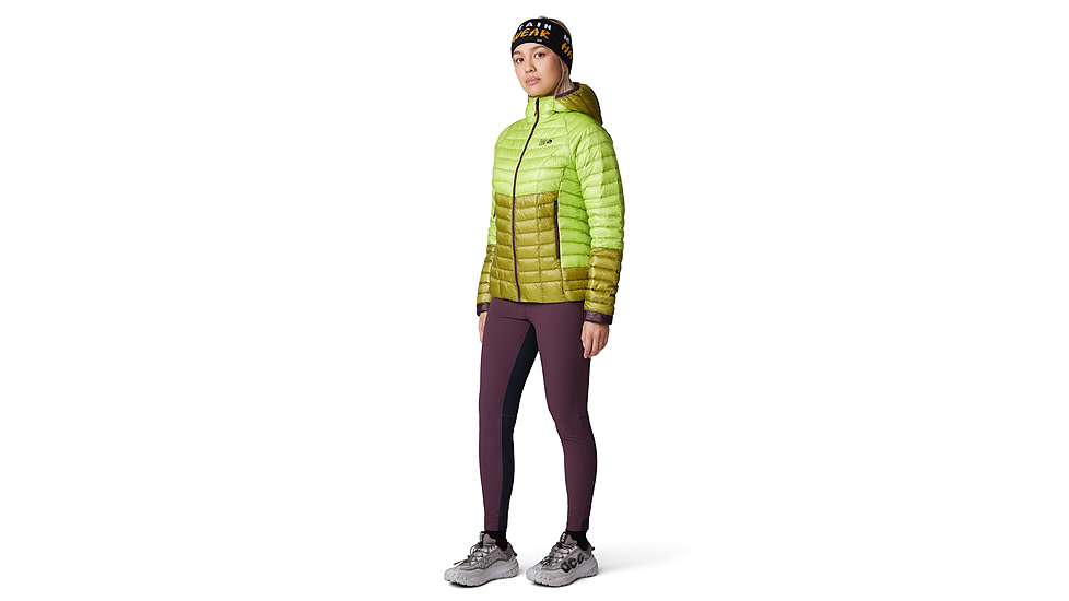 Mountain Hardwear Ghost Whisperer Hoody - Womens, Citron Glow, Extra Large, 2104731378-XL