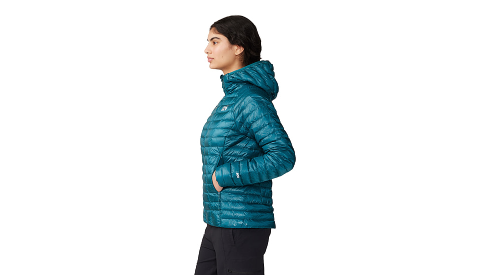 Mountain Hardwear Ghost Whisperer Hoody - Womens, Jack Pine, Extra Large, 2104731314-XL