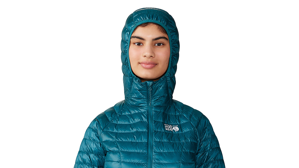 Mountain Hardwear Ghost Whisperer Hoody - Womens, Jack Pine, Extra Large, 2104731314-XL