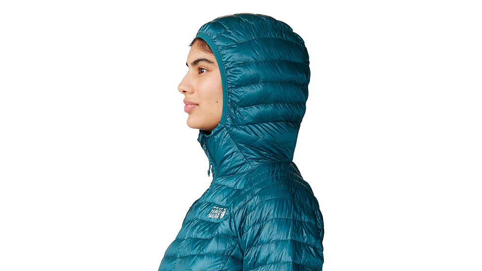 Mountain Hardwear Ghost Whisperer Hoody - Womens, Jack Pine, Extra Large, 2104731314-XL