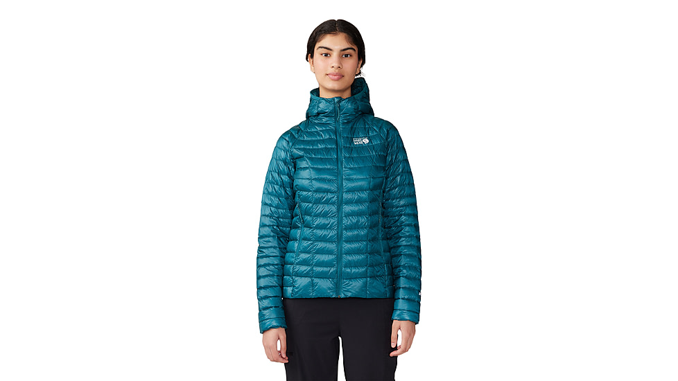 Mountain Hardwear Ghost Whisperer Hoody - Womens, Jack Pine, Extra Large, 2104731314-XL