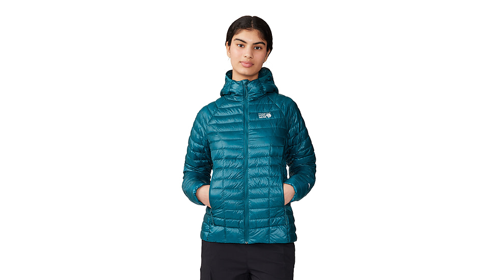 Mountain Hardwear Ghost Whisperer Hoody - Womens, Jack Pine, Extra Large, 2104731314-XL