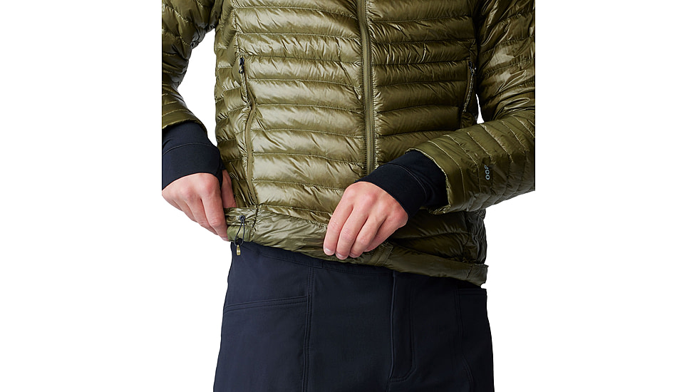 Mountain Hardwear Ghost Whisperer Jacket - Men's, Combat Green, S, 2104461-353-S