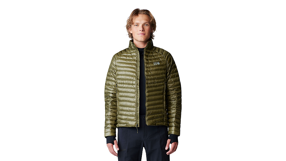 Mountain Hardwear Ghost Whisperer Jacket - Men's, Combat Green, S, 2104461-353-S
