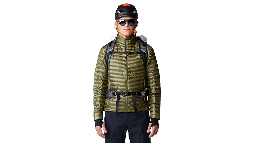 Mountain Hardwear Ghost Whisperer Jacket - Men's, Combat Green, S, 2104461-353-S