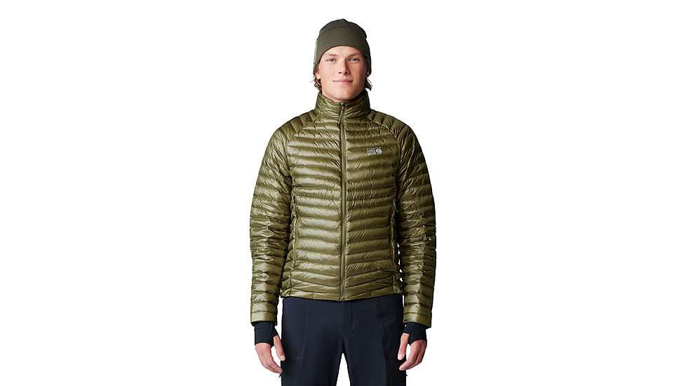 Mountain Hardwear Ghost Whisperer Jacket - Men's, Combat Green, S, 2104461-353-S