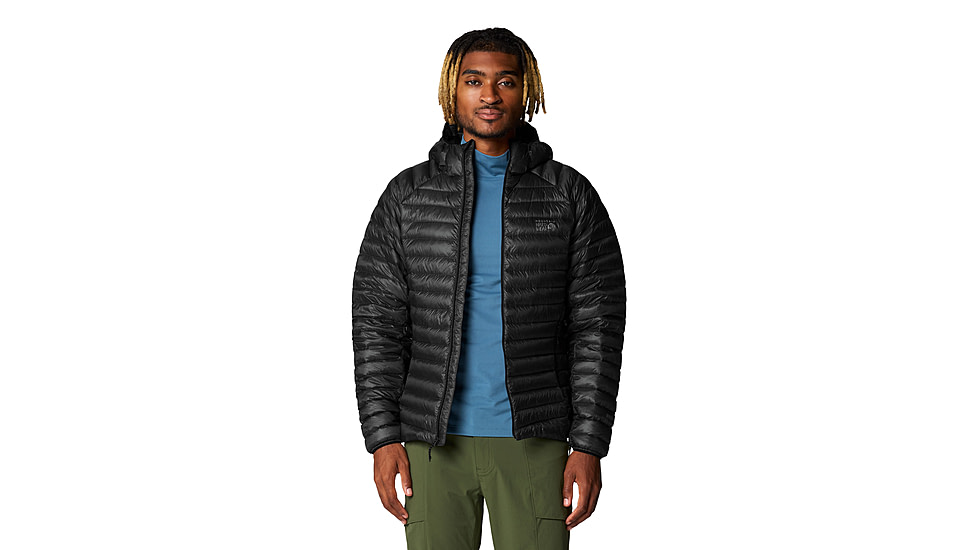 Mountain Hardwear Ghost Whisperer UL Hood Jacket - Men's, Black, M, 2092051-010-M