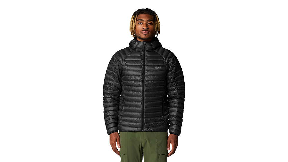 Mountain Hardwear Ghost Whisperer UL Hood Jacket - Men's, Black, M, 2092051-010-M