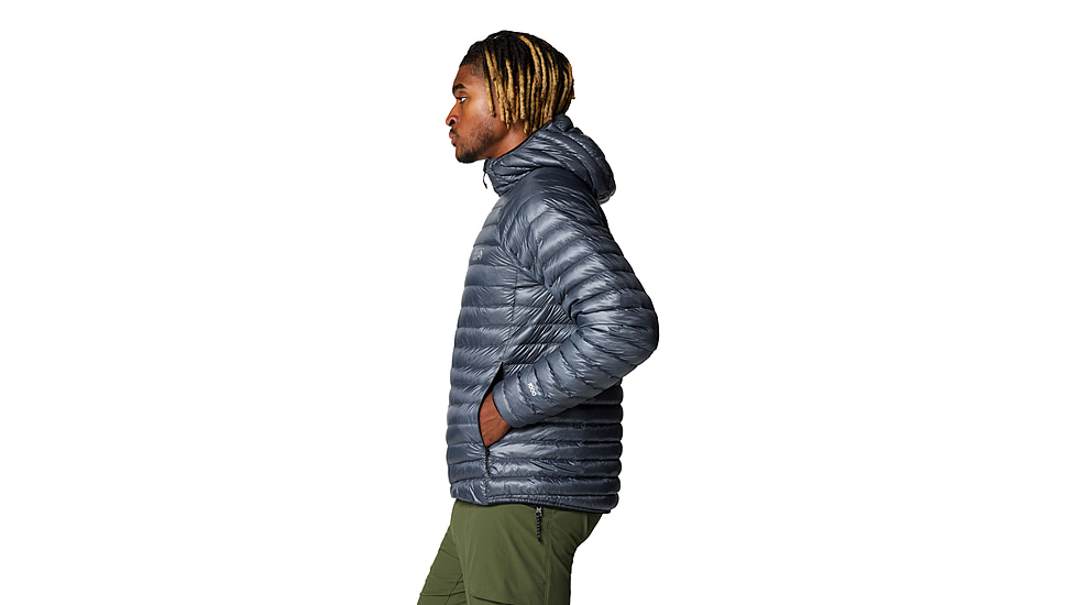 Mountain Hardwear Ghost Whisperer UL Hood Jacket - Men's, Blue Slate, XXL, 2092051-417-XXL