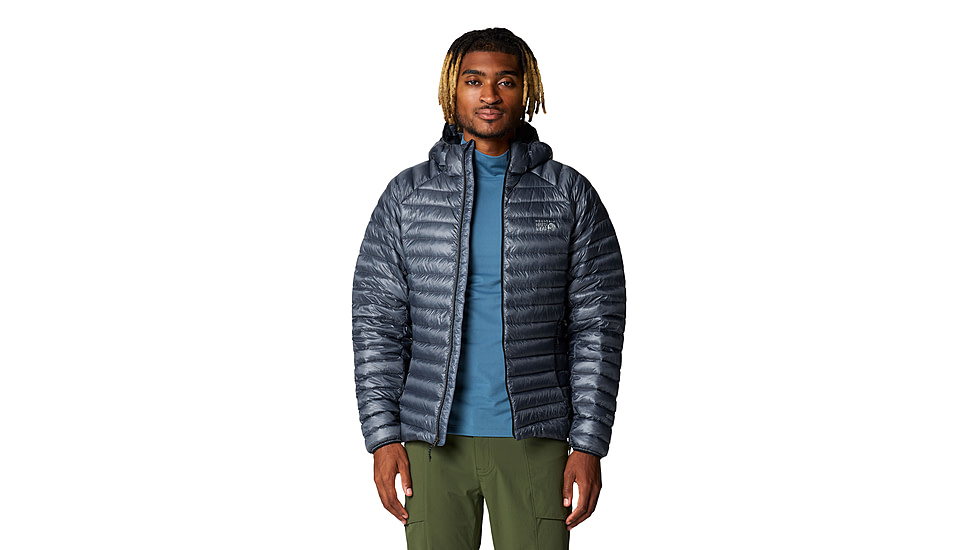 Mountain Hardwear Ghost Whisperer UL Hood Jacket - Men's, Blue Slate, XXL, 2092051-417-XXL