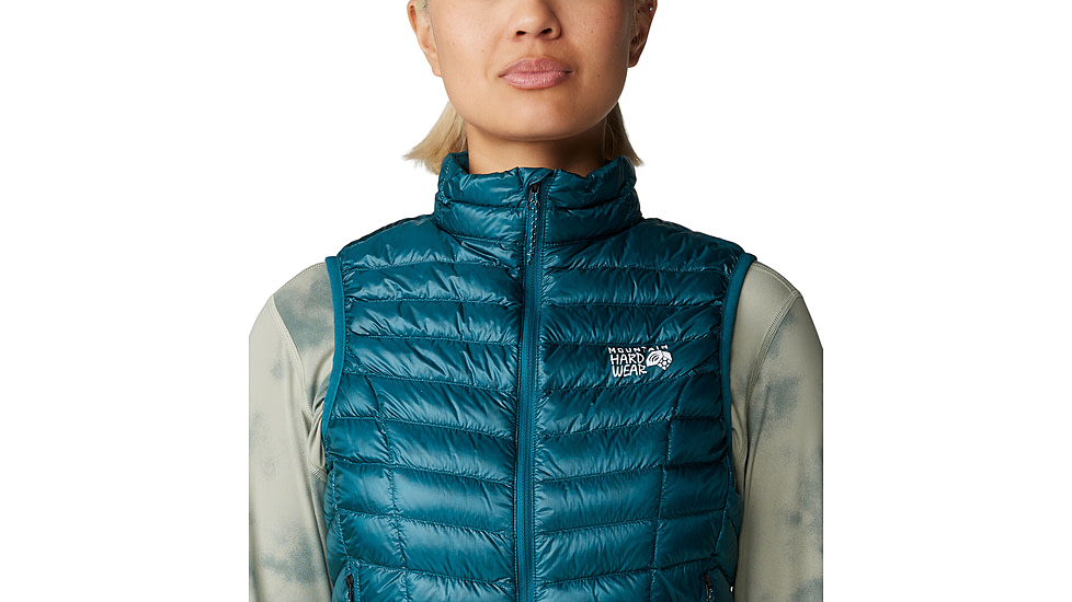 Mountain Hardwear Ghost Whisperer Vest - Womens, Jack Pine, Large, 2104751314-L