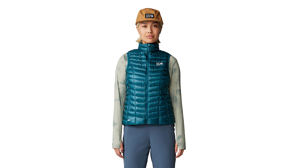 Mountain Hardwear Ghost Whisperer Vest - Womens, Jack Pine, Large, 2104751314-L