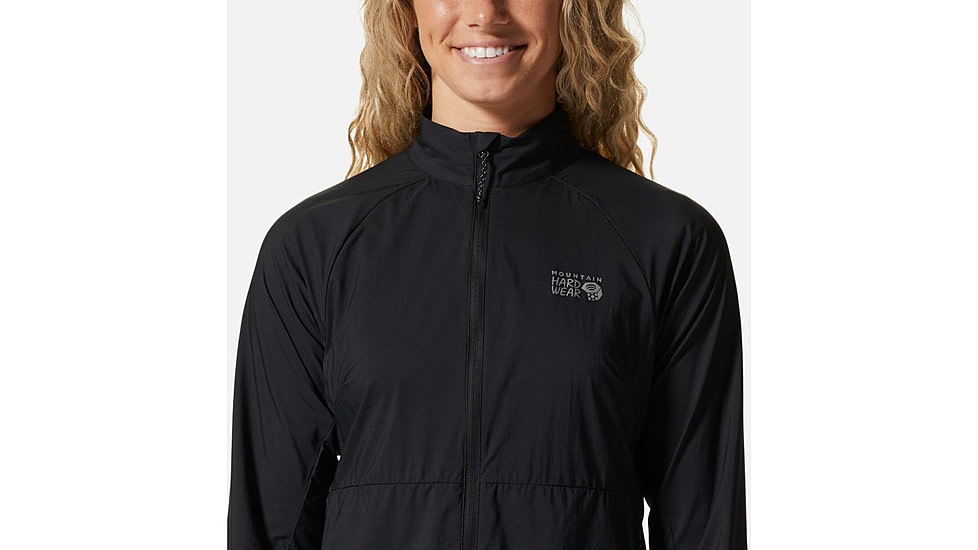 Mountain Hardwear Kor AirShell Full Zip Jacket - Womens, Black, Large, 1985081010-L