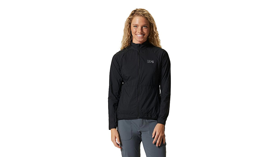 Mountain Hardwear Kor AirShell Full Zip Jacket - Womens, Black, Large, 1985081010-L