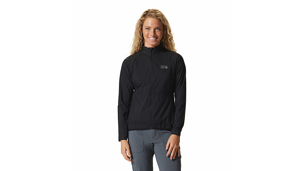 Mountain Hardwear Kor AirShell Full Zip Jackets - Womens, Black, Medium, 1985081010-BLACK-M