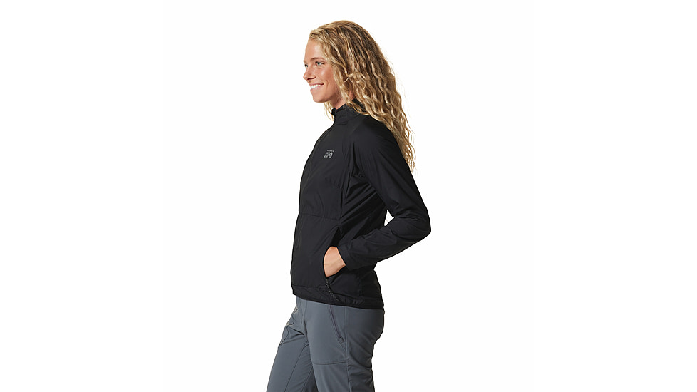 Mountain Hardwear Kor AirShell Full Zip Jackets - Womens, Black, Medium, 1985081010-BLACK-M