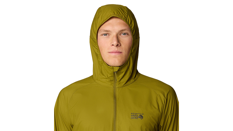 Mountain Hardwear Kor AirShell Hooded Jacket - Men's, Vetiver, XL, 2123781-379-XL