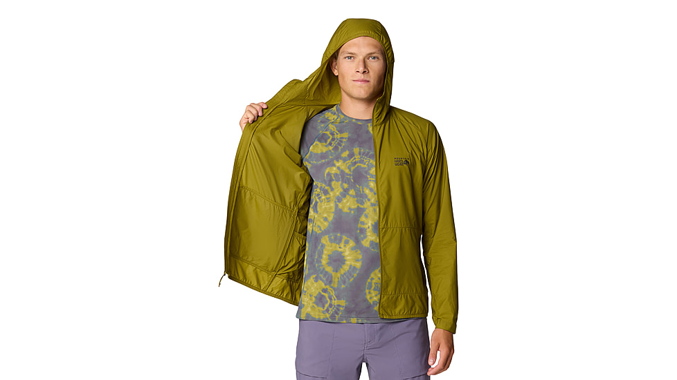 Mountain Hardwear Kor AirShell Hooded Jacket - Men's, Vetiver, XL, 2123781-379-XL