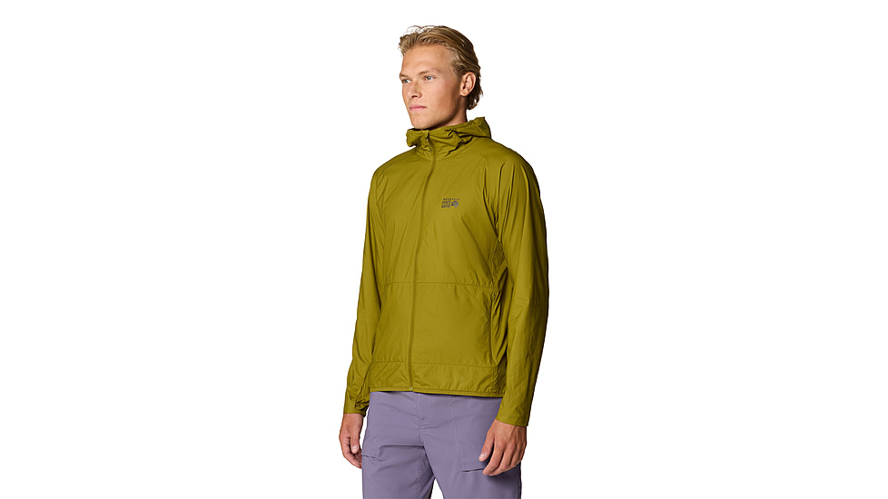 Mountain Hardwear Kor AirShell Hooded Jacket - Men's, Vetiver, XL, 2123781-379-XL