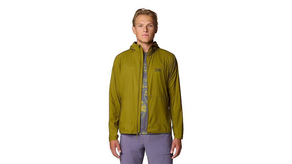 Mountain Hardwear Kor AirShell Hooded Jacket - Men's, Vetiver, XL, 2123781-379-XL