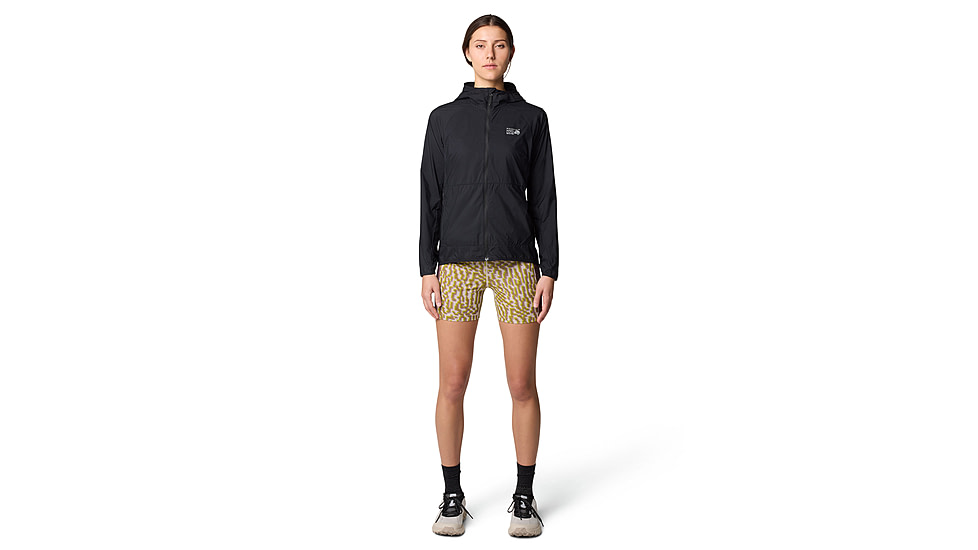 Mountain Hardwear Kor Airshell Hooded Jacket - Womens, Black, XS, 190423039821