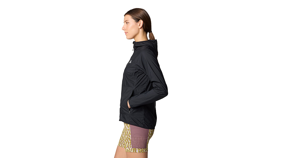 Mountain Hardwear Kor Airshell Hooded Jacket - Womens, Black, XS, 190423039821