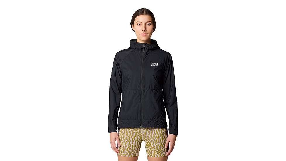 Mountain Hardwear Kor Airshell Hooded Jacket - Womens, Black, XS, 190423039821