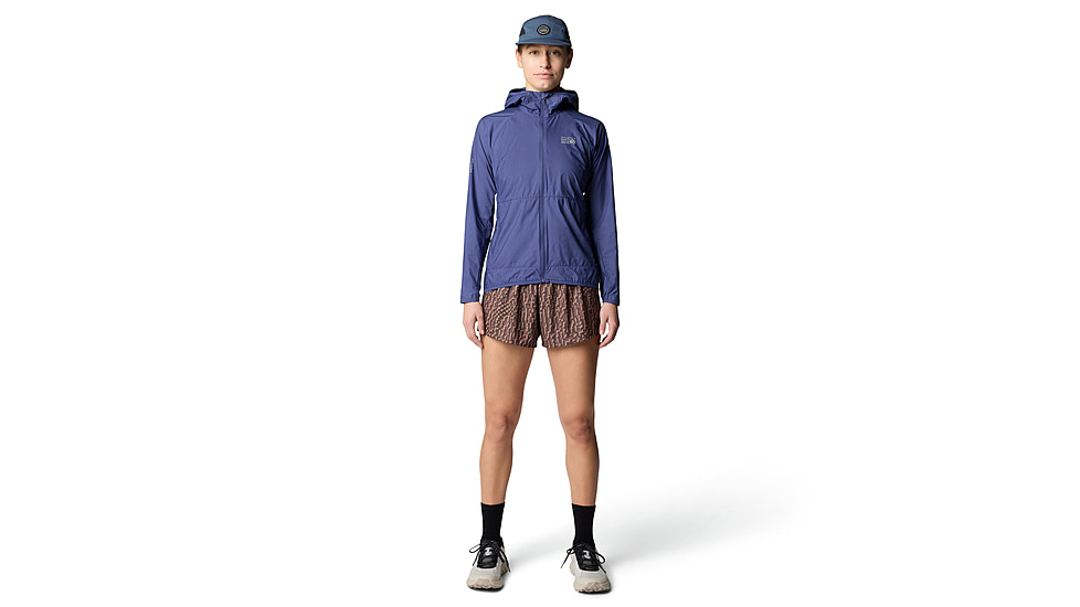 Mountain Hardwear Kor Airshell Hooded Jacket - Womens, Lapis Dusk, XS, 190423039777