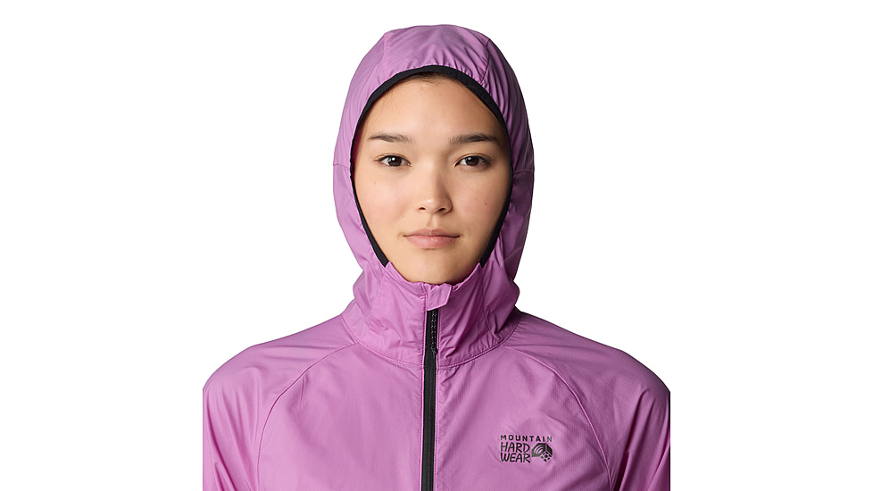 Mountain Hardwear Kor Airshell Hooded Jacket - Womens, Lilac Glow, XL, 190423039715