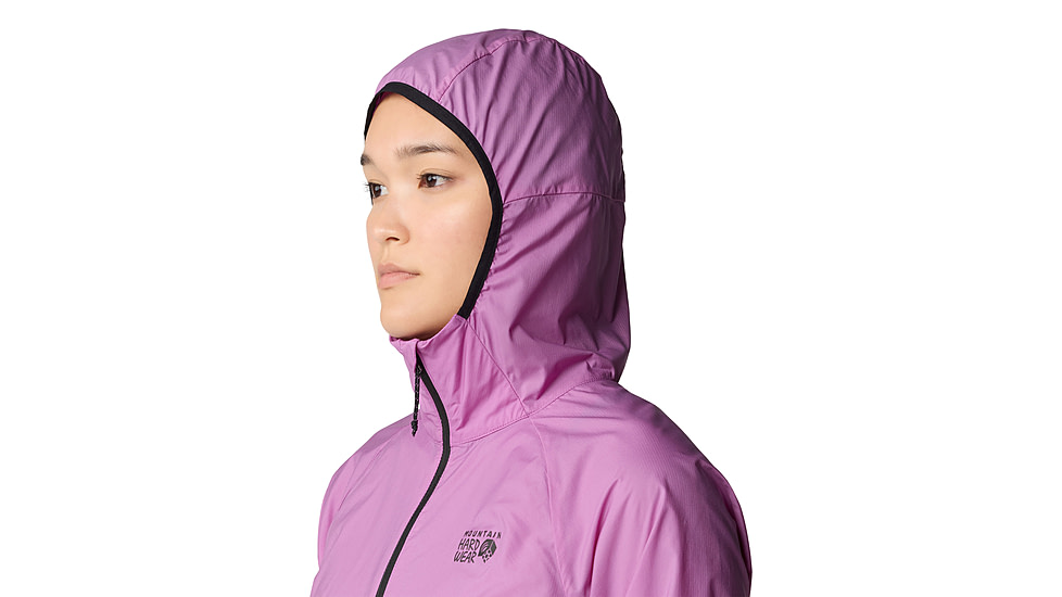 Mountain Hardwear Kor Airshell Hooded Jacket - Womens, Lilac Glow, XL, 190423039715