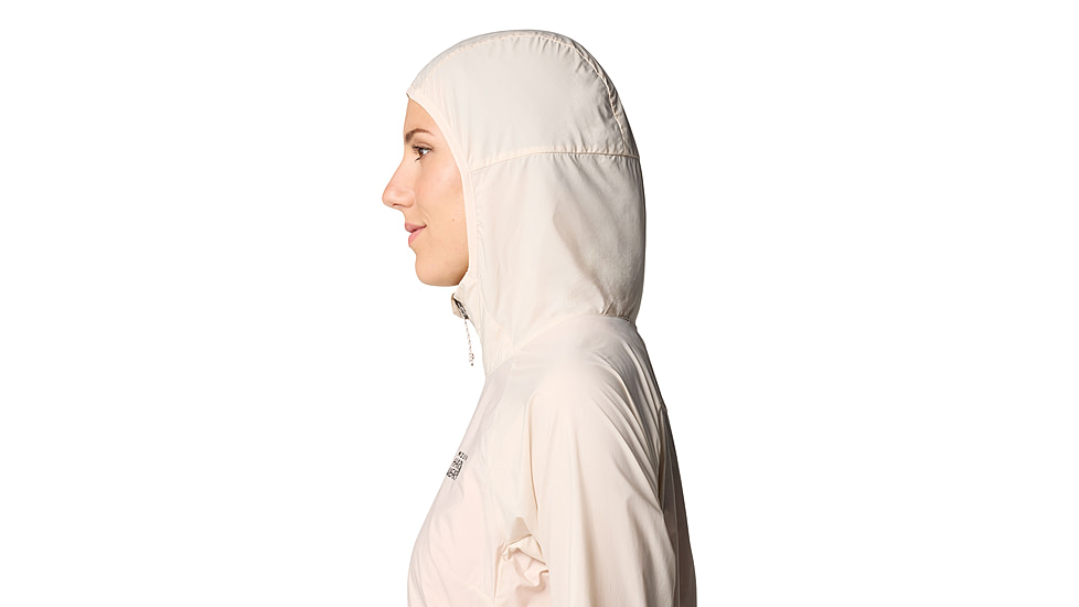 Mountain Hardwear Kor Airshell Hooded Jacket - Womens, Talc, L, 190423039630