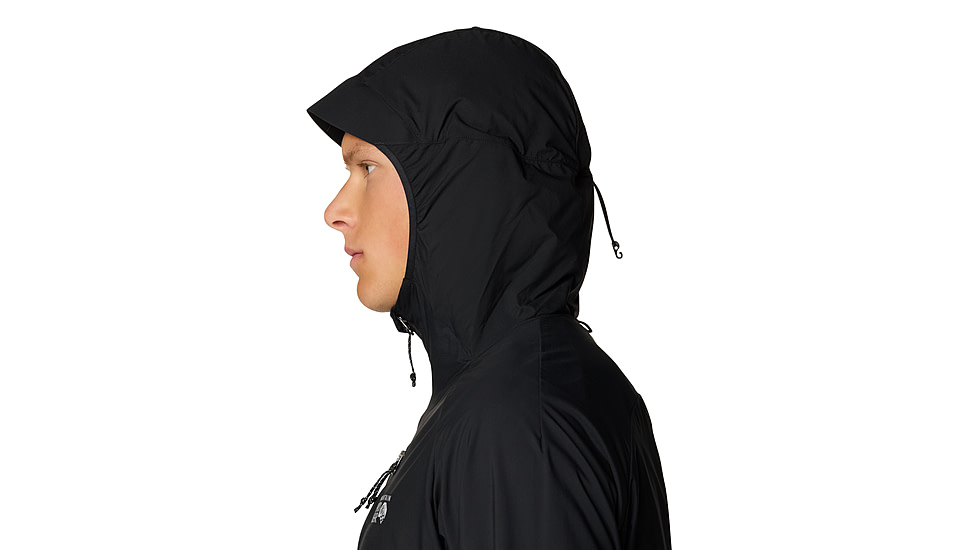 Mountain Hardwear Kor AirShell Hybrid Hooded Jacket - Mens, Black, M, 190423029501
