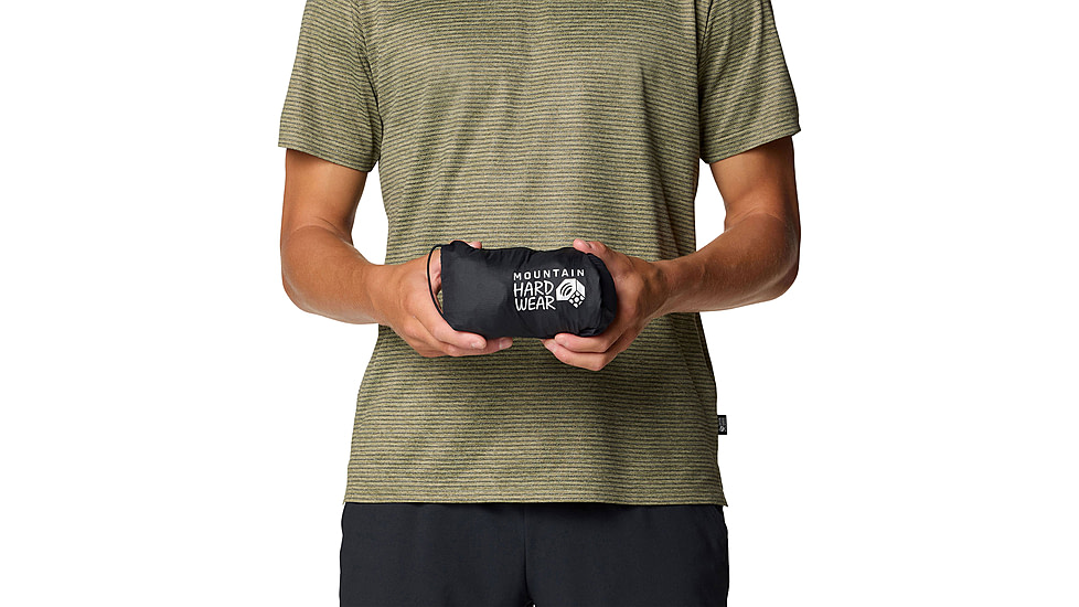 Mountain Hardwear Kor AirShell Hybrid Hooded Jacket - Mens, Black, M, 190423029501