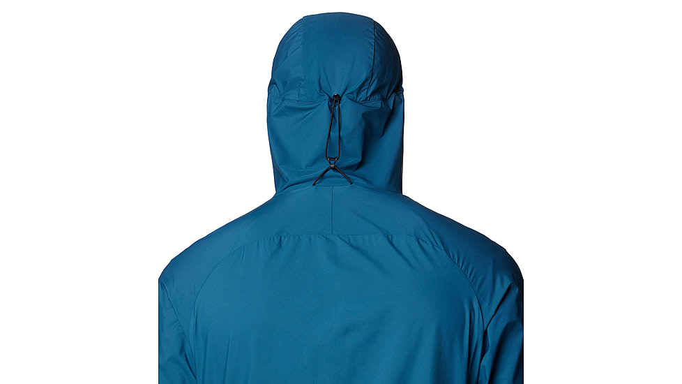 Mountain Hardwear Kor AirShell Hybrid Hooded Jacket - Mens, Dark Caspian, M, 190423029457