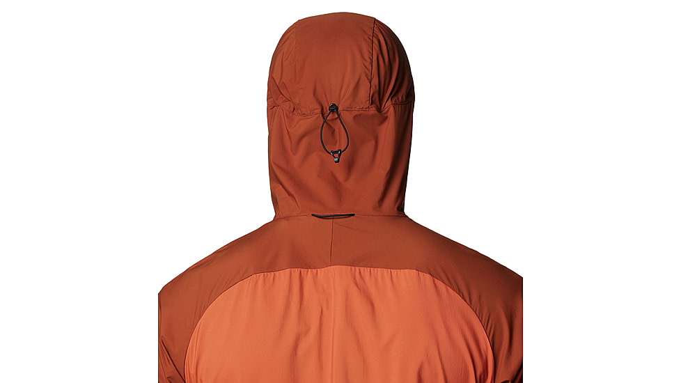 Mountain Hardwear Kor AirShell Hybrid Hooded Jacket - Mens, Iron Oxide, Raw Carnelian, S, 190423029419