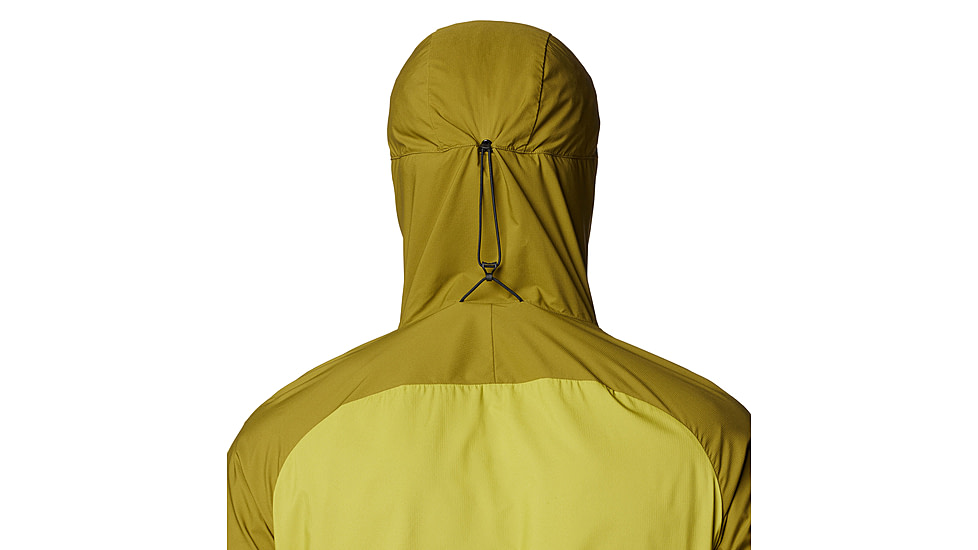 Mountain Hardwear Kor AirShell Hybrid Hooded Jacket - Mens, Vetiver, Moon Moss, L, 190423029549