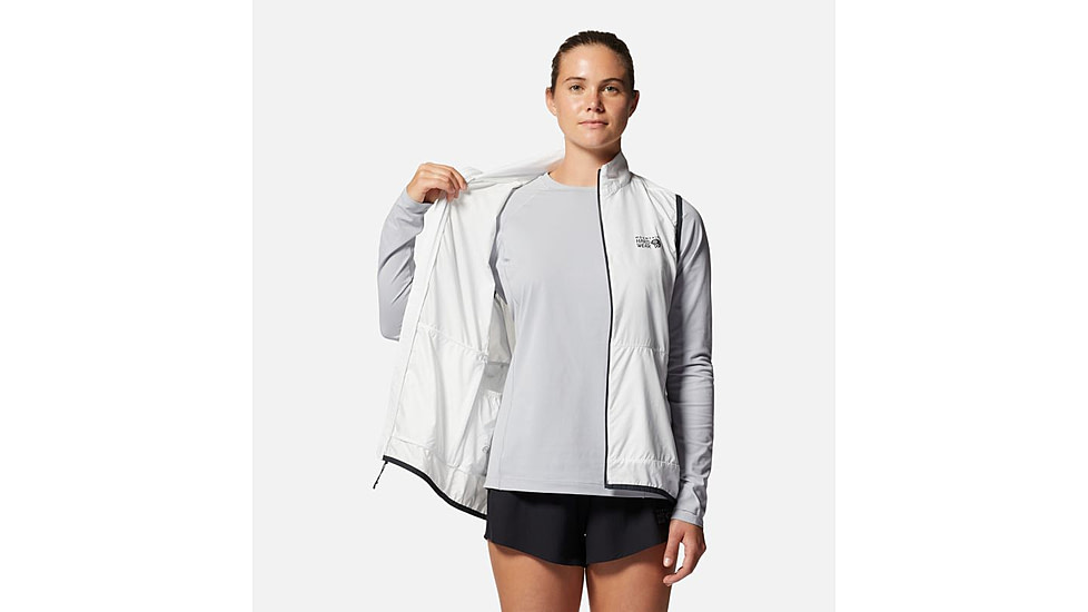 Mountain Hardwear Kor Airshell Vest - Womens, Fogbank, Large, 2038201102-L