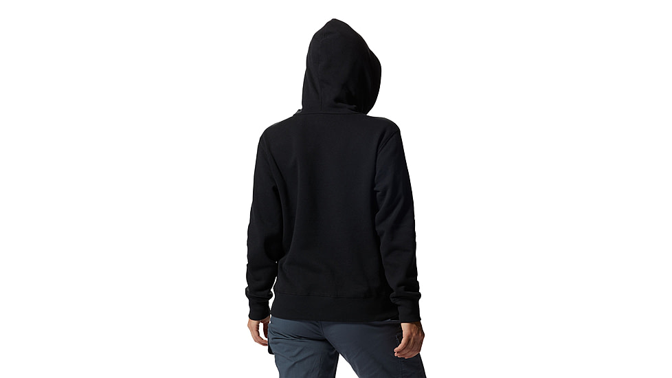 Mountain Hardwear Logo Pullover Hoody - Womens, Black, Small, 2016791010-Black-S