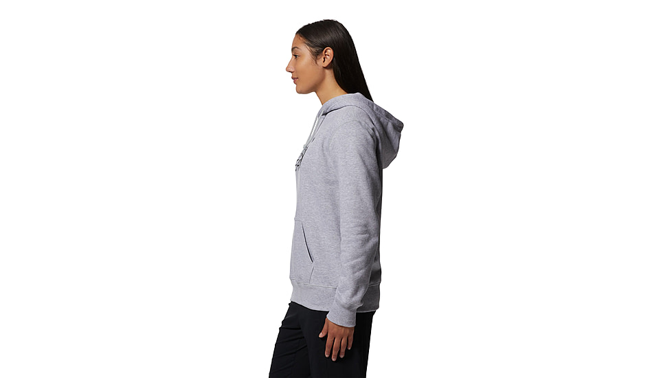 Mountain Hardwear Logo Pullover Hoody - Womens, Hardwear Grey H, Medium, 2016791057-HM