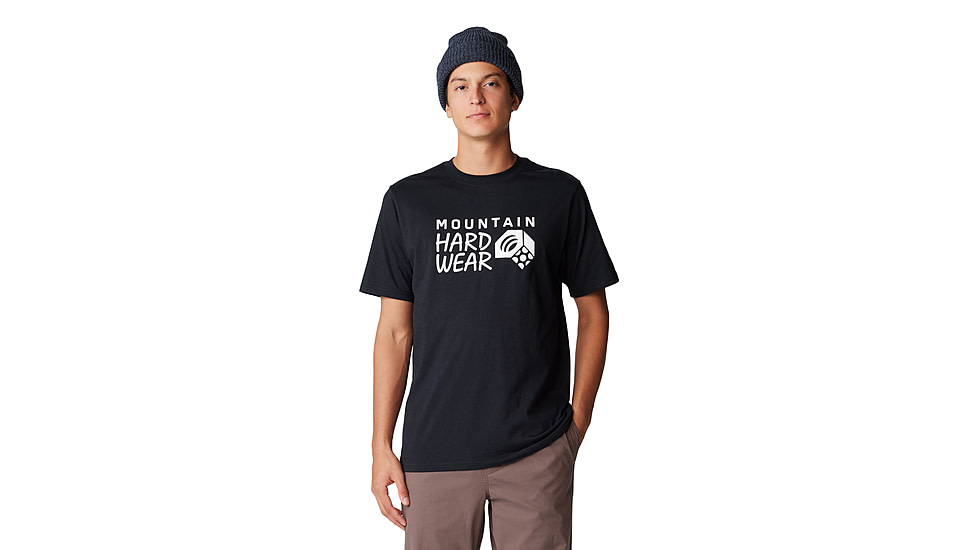 Mountain Hardwear Logo Short Sleeve Shirt - Mens, Black, XXL, 190423059812