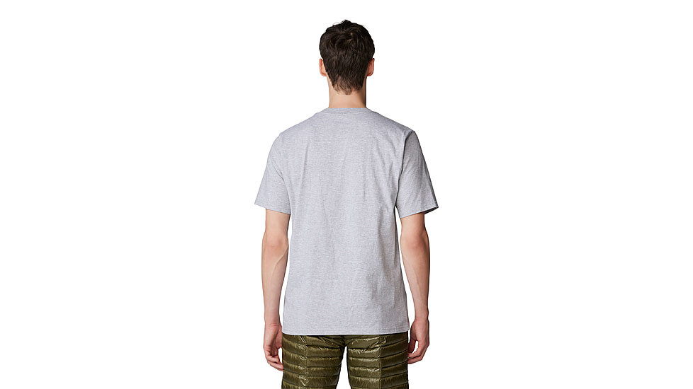 Mountain Hardwear Logo Short Sleeve Shirt - Mens, Hardwear Grey Heather, XS, 190423059867