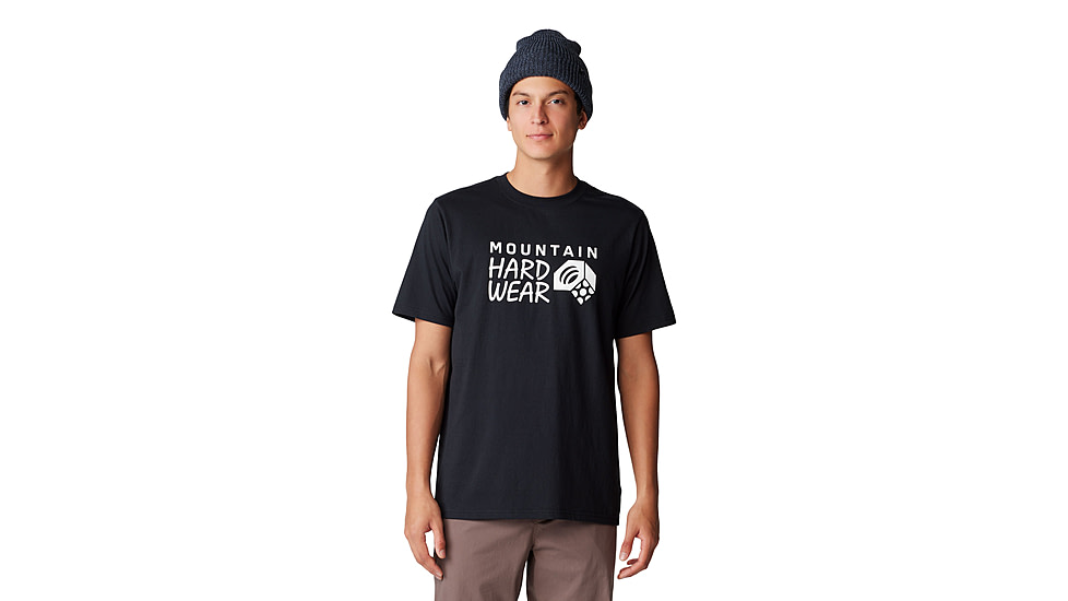 Mountain Hardwear Logo Short Sleeve Shirt - Mens, Hardwear Grey Heather, XS, 190423059867