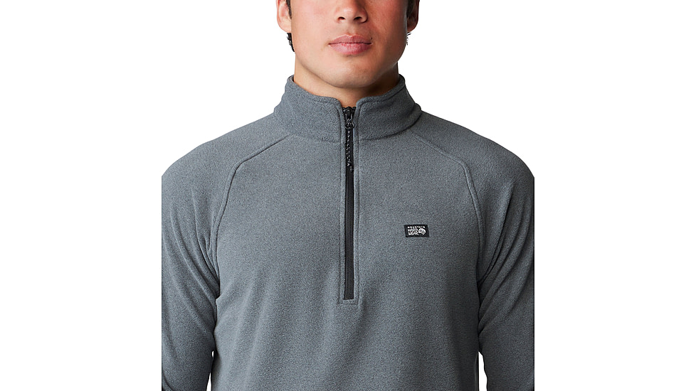 Mountain Hardwear Microchill 1/4 Zip Pullover - Mens, 007, XL, 2104711-007-XL