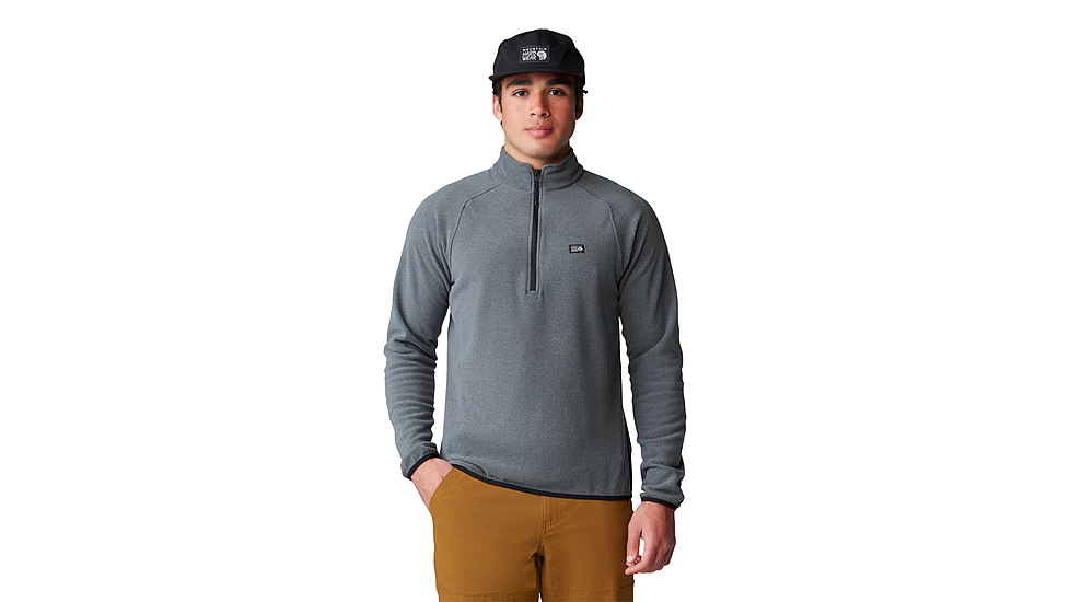 Mountain Hardwear Microchill 1/4 Zip Pullover - Mens, 007, XL, 2104711-007-XL
