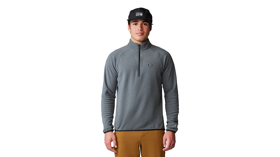 Mountain Hardwear Microchill 1/4 Zip Pullover - Mens, 007, XL, 2104711-007-XL