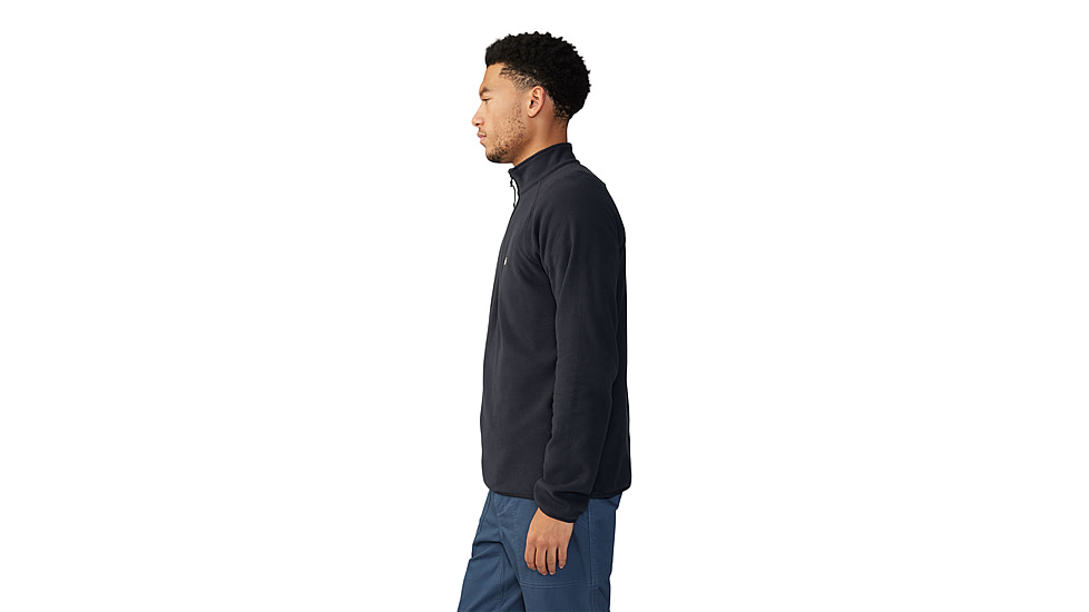 Mountain Hardwear Microchill 1/4 Zip Pullover - Mens, 010, XL, 2104711-010-XL
