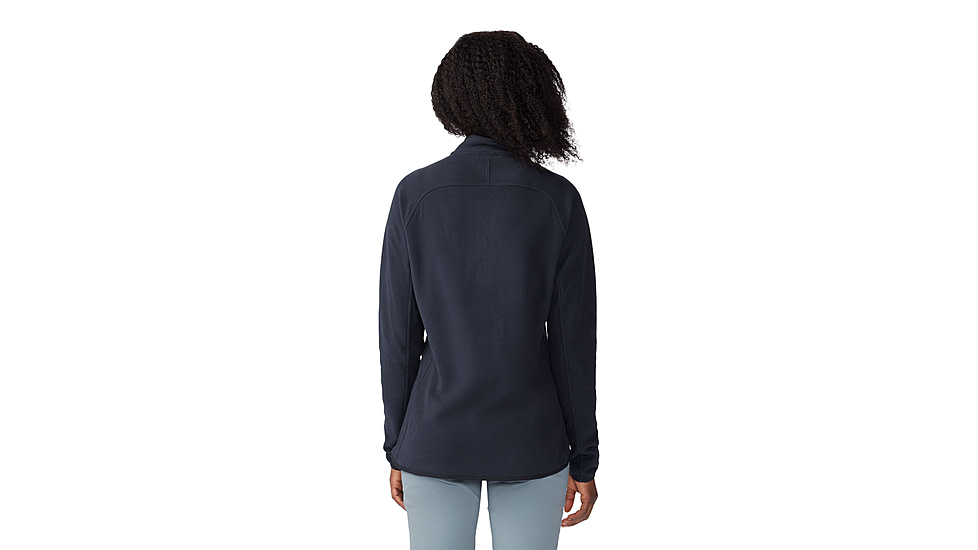 Mountain Hardwear Microchill 1/4 Zip Pullover - Women's, Black, L, 2104891-010-L