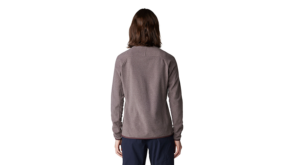 Mountain Hardwear Microchill 1/4 Zip Pullover - Women's, Blackberry Heather, L, 2104891-513-L