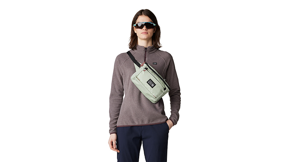 Mountain Hardwear Microchill 1/4 Zip Pullover - Women's, Blackberry Heather, L, 2104891-513-L
