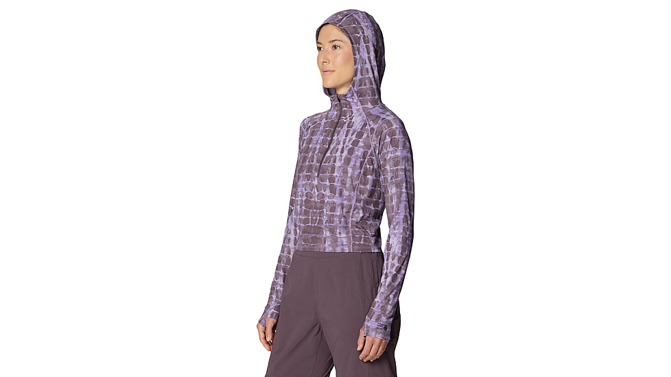 Mountain Hardwear Crater Lake Half Zip Crop Hoody - Womens